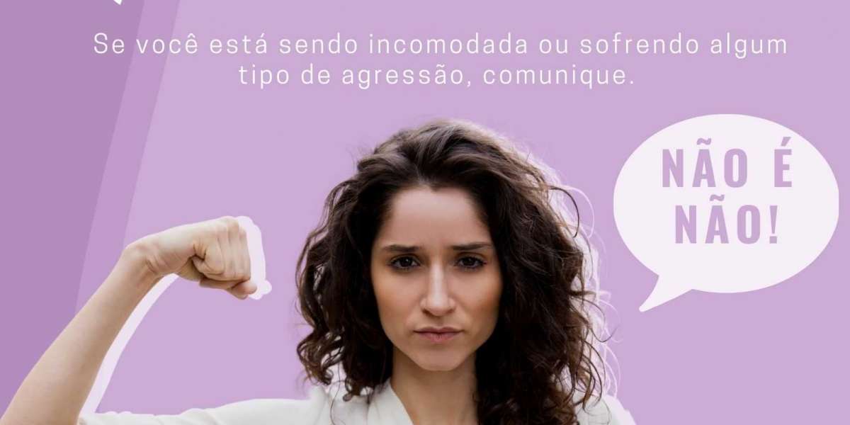 Campanha de apoio contra violência as mulheres - Modelo de cartaz