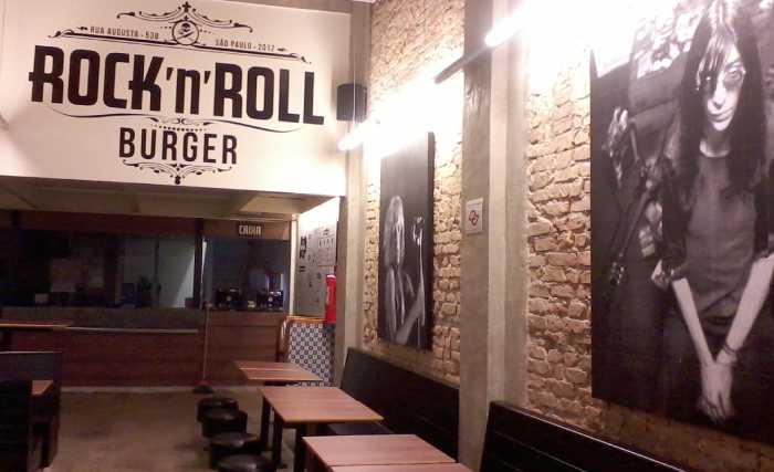 Hamburgueria Rock ‘n Roll Burger em São Paulo