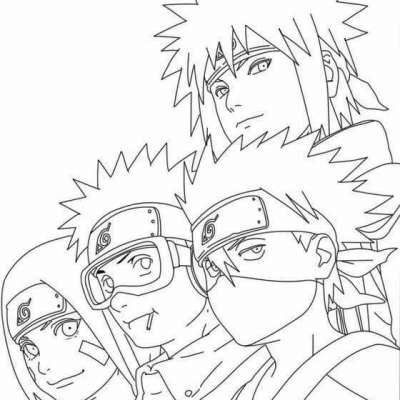 kakashi para colorir  Desenhos para colorir naruto, Naruto e