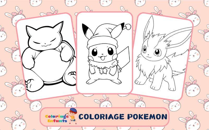 Explorez l'univers magique du Coloriage Pokémon - Coloriageenfants.com